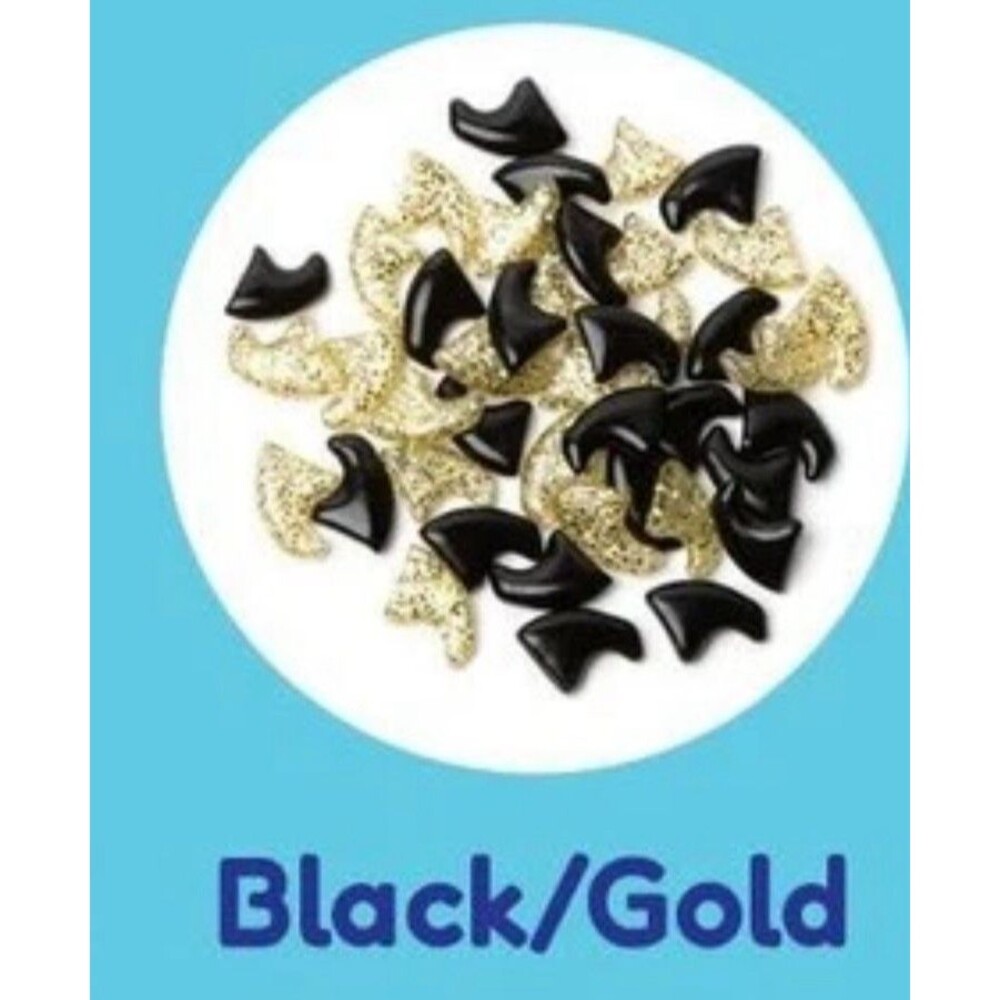 Soft Claws Dog Nail Caps, 40 X-Large Nail Caps, Black and gold - Vet Developed